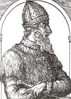 Великий князь Иван III. Гравюра из «Космографии» А. Теве. 1584 год