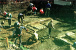 В 1992 году раскопками И. П. Кукушкина в Парковом переулке исследованы остатки постройки второй половины XIII—XIV веков. Более древних построек на территории городища пока не обнаружено