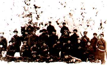 Первый вологодский продотряд в Никольском уезде. Фотография 1918 года