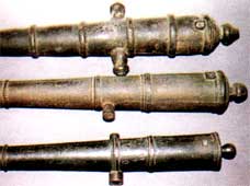 Пушки XVIII века из Вологоды