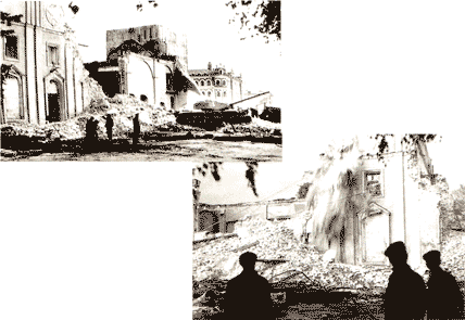 Разрушение здания кинотеатра имени М. Горького. Фотографии 1972 года