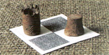 Средневековые шахматы из кости, найденные в ходе раскопок И. П. Кукушкина в Вологде. Вологжане вели сражения не только на поле боя, но и на шахматной доске